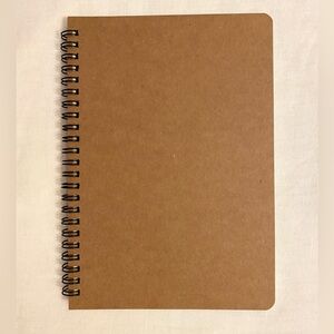 Unlined notebook/sketchbook comes with 10 free high-quality stickers